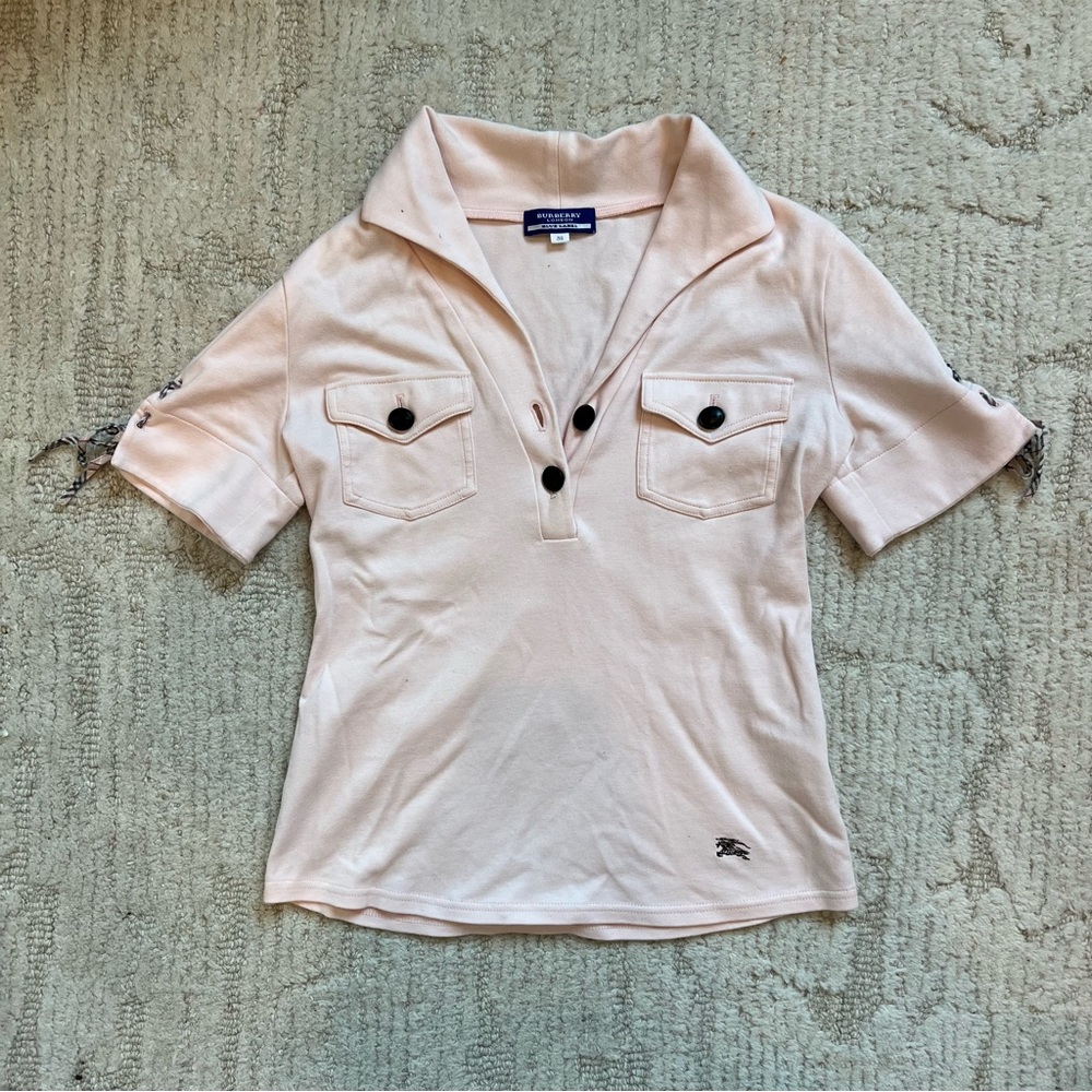 🎀 PREPPY BURBERRY GIRLY POLO 🎀